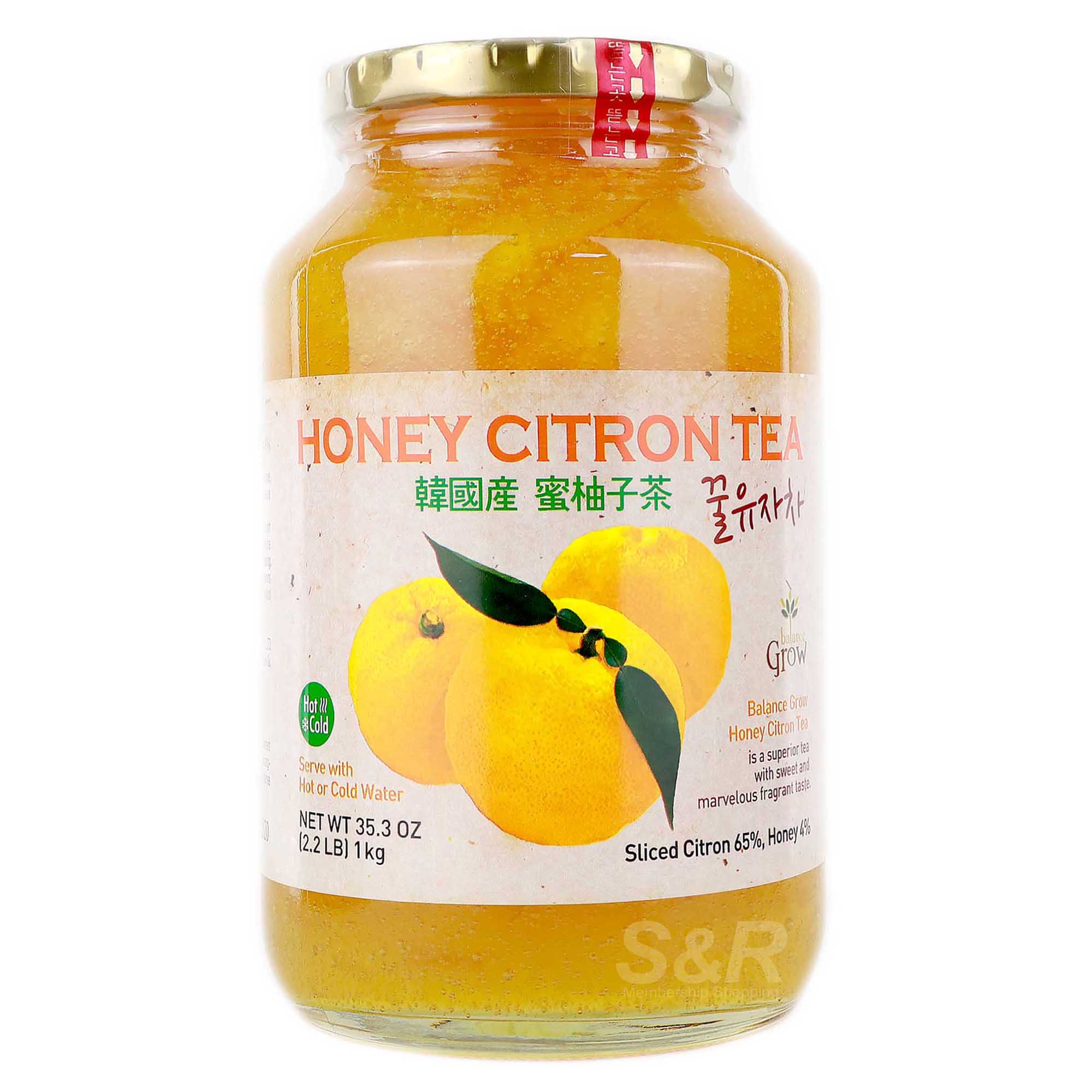 Balance Grow Honey Citron Tea 1kg